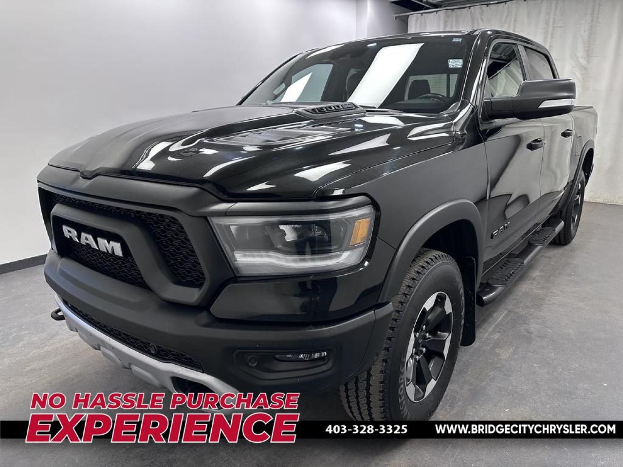 Used 2022 RAM 1500 Rebel GT Pkg - Vented & Heated Seats - Alpine Sound - Box Liner - Side Steps - 3.92 Rear Towing for sale in Lethbridge, AB