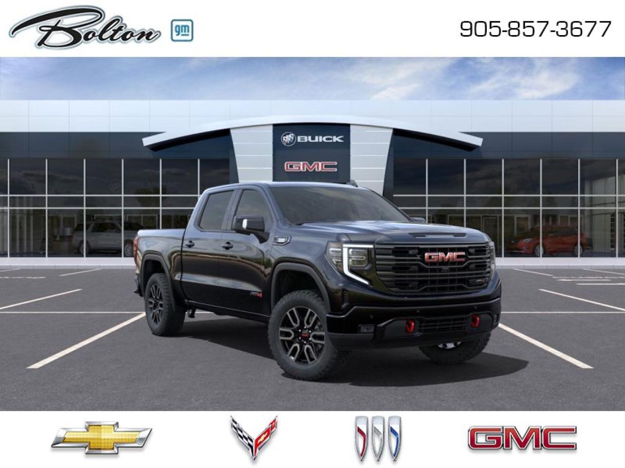 New 2025 GMC Sierra 1500 AT4 - Sunroof - Diesel Engine for sale in Bolton, ON