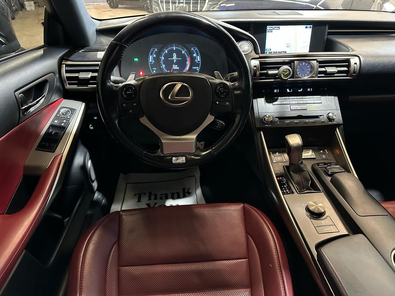 2016 Lexus IS 300 F-SPORT|AWD|NAV|BACKUP|BSM|RED INTERIOR| - Photo #10