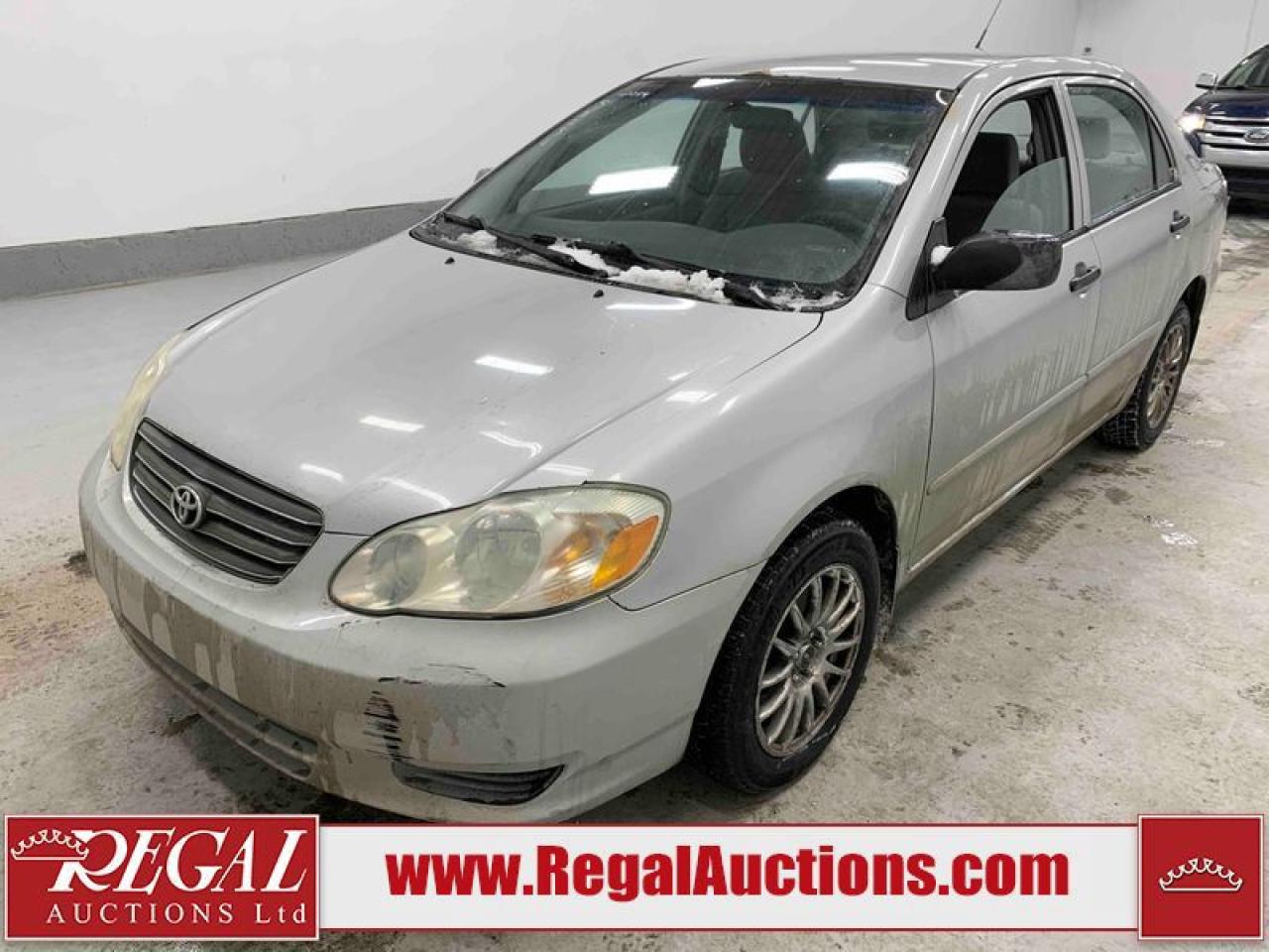 Used 2004 Toyota Corolla CE for sale in Calgary, AB