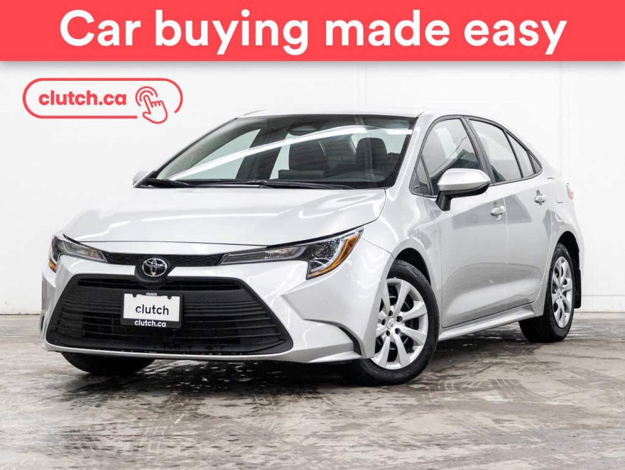 Used 2023 Toyota Corolla LE w/ Apple CarPlay & Android Auto, Rearview Cam, A/C for sale in Toronto, ON