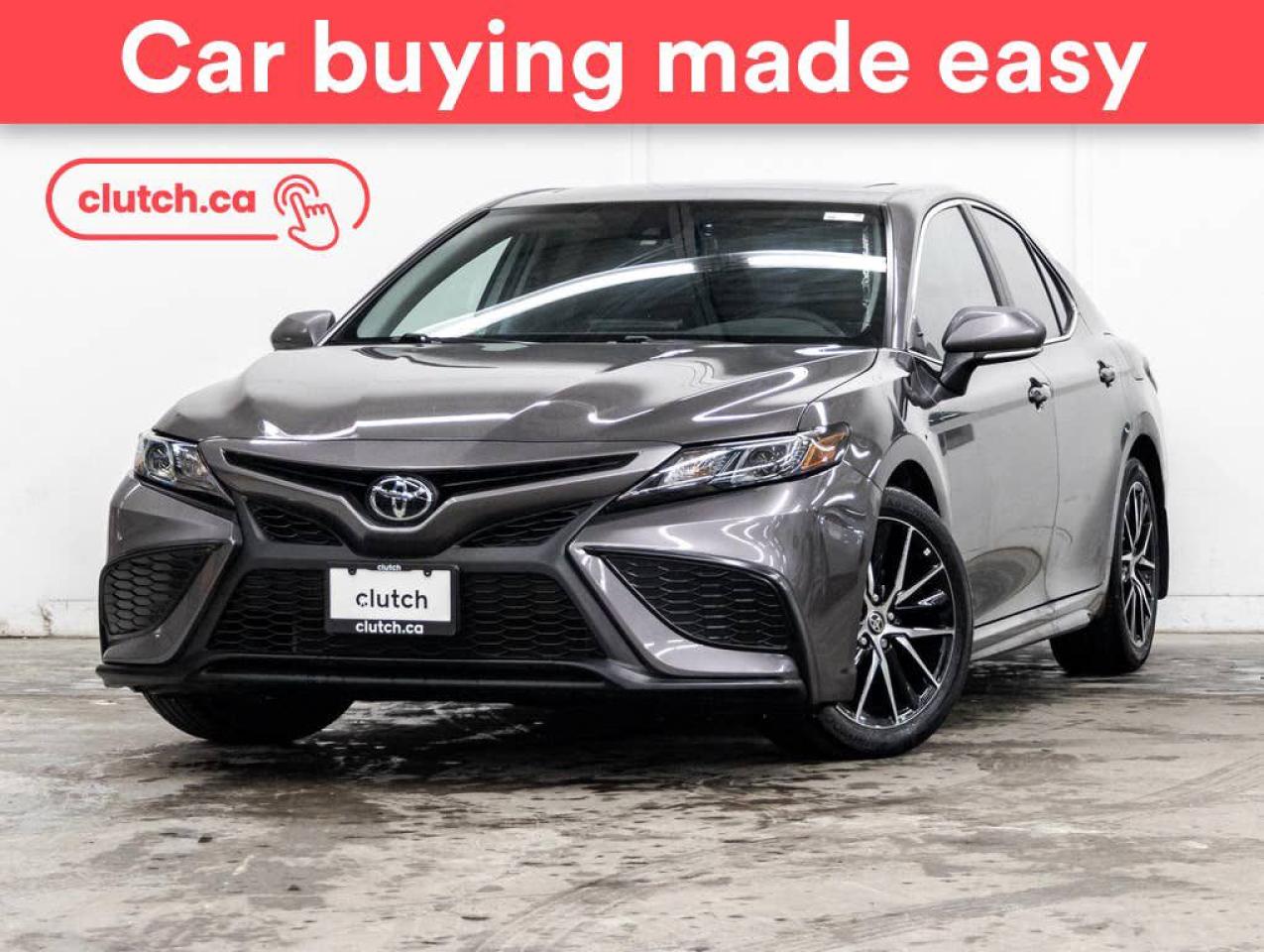 Used 2024 Toyota Camry SE w/ Upgrade Pkg w/ Apple CarPlay & Android Auto, Power Moonroof, Rearview Cam for sale in Toronto, ON