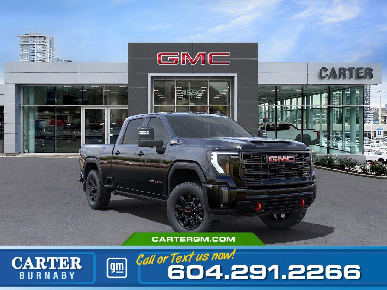 20" High Gloss Black Aluminum Wheels, Power Sliding Sunroof, Power Heated & Ventilated Seats, Remote Vehicle Starter System, Adaptive Cruise Control, Rear Locking Differential, Gmc Multipro Tailgate, Parking Assist, Bed View Camera, HD Surround Vision & Trailering Special Equipment. Test Drive Today!  WHY CARTER GM BURNABY?  - An unrivaled vehicle purchasing experience! - Exceeding our loyal customers expectations since 1963 - 4.4 Google star rating with 1,600+ customer reviews - 2022 Car Gurus  Dealer Award for Excellence  - Vehicle trades welcome! Best price guaranteed! - We provide upfront pricing, zero hidden fees, and 100% transparency - Fast approvals and 99% acceptance rates (no matter your current credit status!) - Multilingual staff (many languages spoken) - Comfortable non-pressured environment with in-store television, WIFI and a childrens play area!  Were here to help you drive the vehicle you want, the vehicle you deserve! QUESTIONS? GREAT! WEVE GOT ANSWERS! To speak with a friendly vehicle specialist - CALL NOW! (Doc. Fee: $495.00 Dealer Code: D5505)