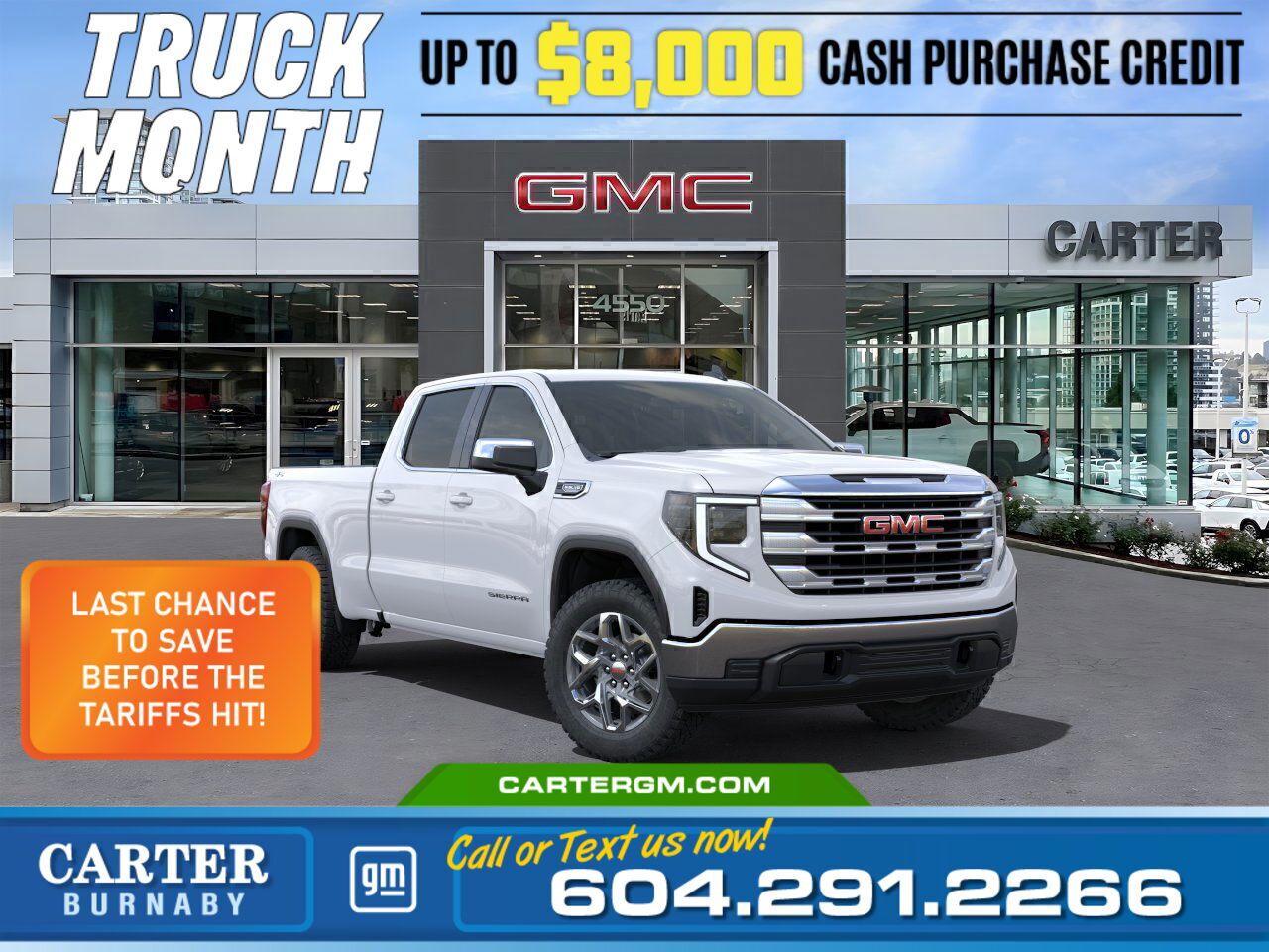 New 2025 GMC Sierra 1500 SLE 4WD | Alum Wheels/Skid Plates for sale in Burnaby, BC