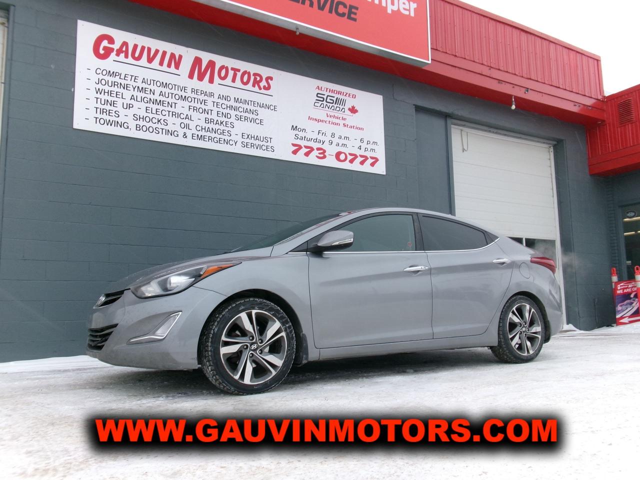 Used 2015 Hyundai Elantra Loaded, Leather, Nav, Sunroof & More! Sale Priced! for sale in Swift Current, SK