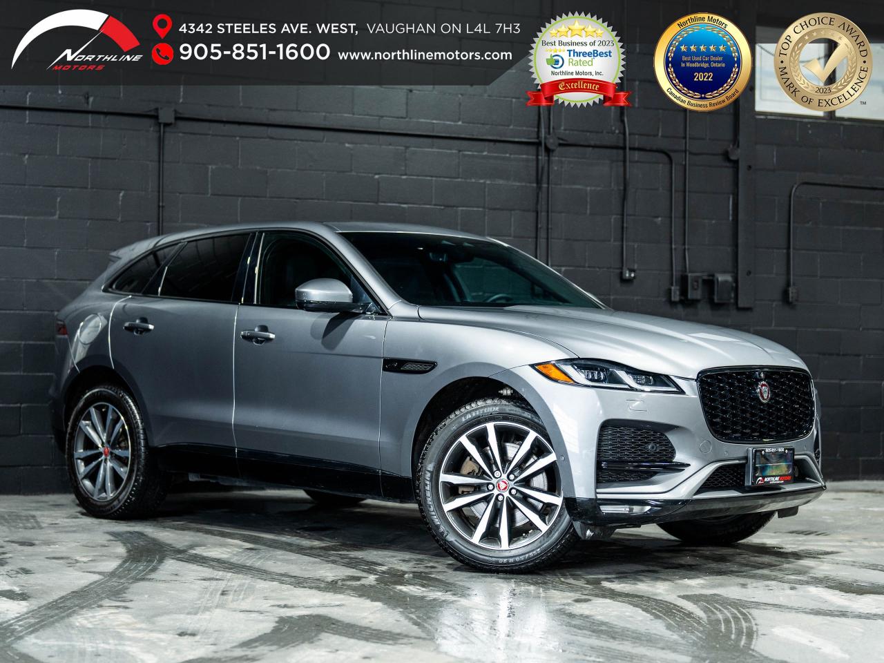 Used 2021 Jaguar F-PACE P340 S/PANO/360 CAM/NAV/MERIDIAN/CLEAN CARFAX for sale in Vaughan, ON