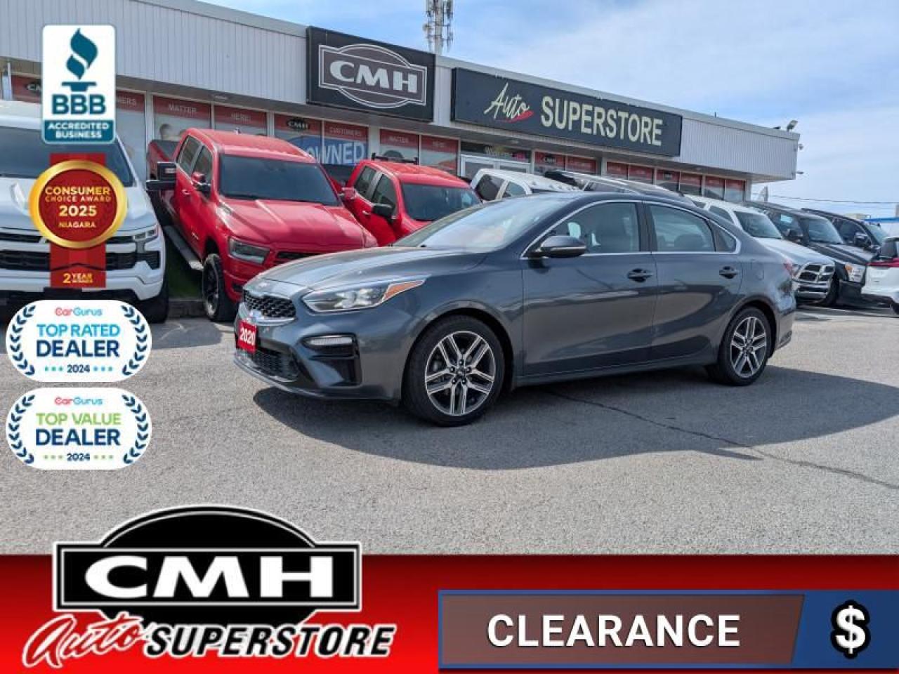 2020 Kia Forte EX+ IVT  **SUNROOF - HTD SW**