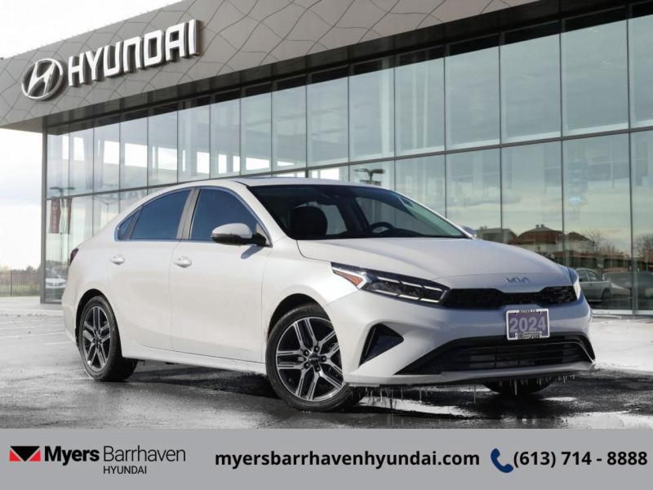 <b>Sunroof,  Android Auto,  Apple CarPlay,  Wireless Charging,  Heated Steering Wheel!</b><br> <br>  Compare at $24705 - Our Price is just $23985! <br> <br>   With great build quality and excellent performance, this 2024 Kia Forte ensures that your journey is always inspiring, no mater the destination. This  2024 Kia Forte is for sale today. <br> <br>Unleash your need for daily exhilaration in this inspired 2024 Kia Forte. Built to never compromise, this compact yet surprising Forte is ready to grow with you into your busy life. Inspiration born in motion wakes up our desire for excitement, and this vehicle was built to perform, not conform. For break from the sameness, check out this 2024 Forte.This  sedan has 21,916 kms. Its  white in colour  . It has an automatic transmission and is powered by a  147HP 2.0L 4 Cylinder Engine. <br> <br> Our Fortes trim level is EX+. Stepping up to this EX+ adds a sunroof and LED lights to the exciting EX trim featuring style additions like chrome trim and aluminum wheels, tech additions like wireless charging, a heated steering wheel for comfort, and an advanced safety suite including blind spot detection, forward collision avoidance assist, lane keep assist, and driver alert monitoring this EX is a great choice. Additional features include a bumping infotainment system with an 8 inch display, Android Auto, Apple CarPlay, steering wheel controls, and Bluetooth streaming. Heated seats and air conditioning ensure your comfort while remote keyless entry, power windows, cruise control, heated power side mirrors, and a handy rearview camera offer endless convenience. This vehicle has been upgraded with the following features: Sunroof,  Android Auto,  Apple Carplay,  Wireless Charging,  Heated Steering Wheel,  Heated Seats,  Blind Spot Detection. <br> <br/><br>*LIFETIME ENGINE TRANSMISSION WARRANTY NOT AVAILABLE ON VEHICLES WITH KMS EXCEEDING 140,000KM, VEHICLES 8 YEARS & OLDER, OR HIGHLINE BRAND VEHICLE(eg. BMW, INFINITI. CADILLAC, LEXUS...) o~o