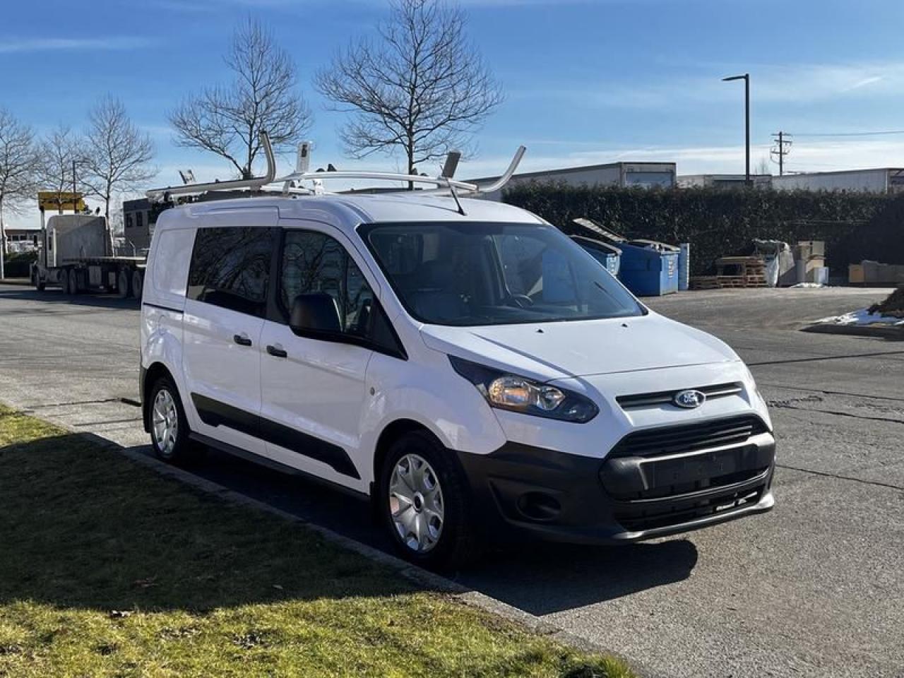 Used 2016 Ford Transit Connect Cargo Van XL LWB With Rear Shelving And Ladder Rack for sale in Burnaby, BC