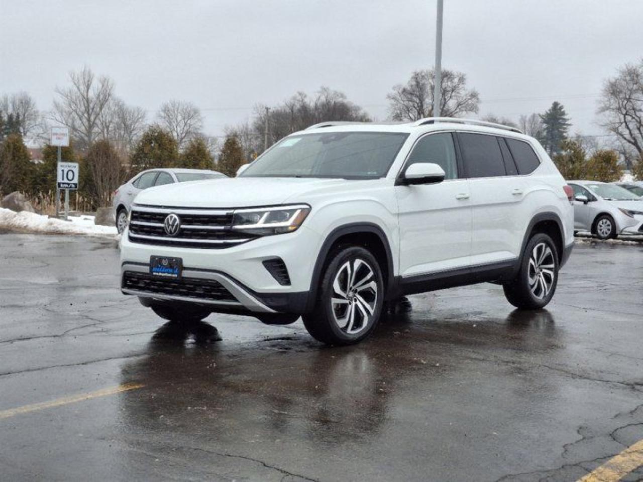 Used 2023 Volkswagen Atlas Highline V6 AWD | Leather | Sunroof | Nav | Heated Steering + Seats | Adaptive Cruise | Rear Camera for sale in Guelph, ON