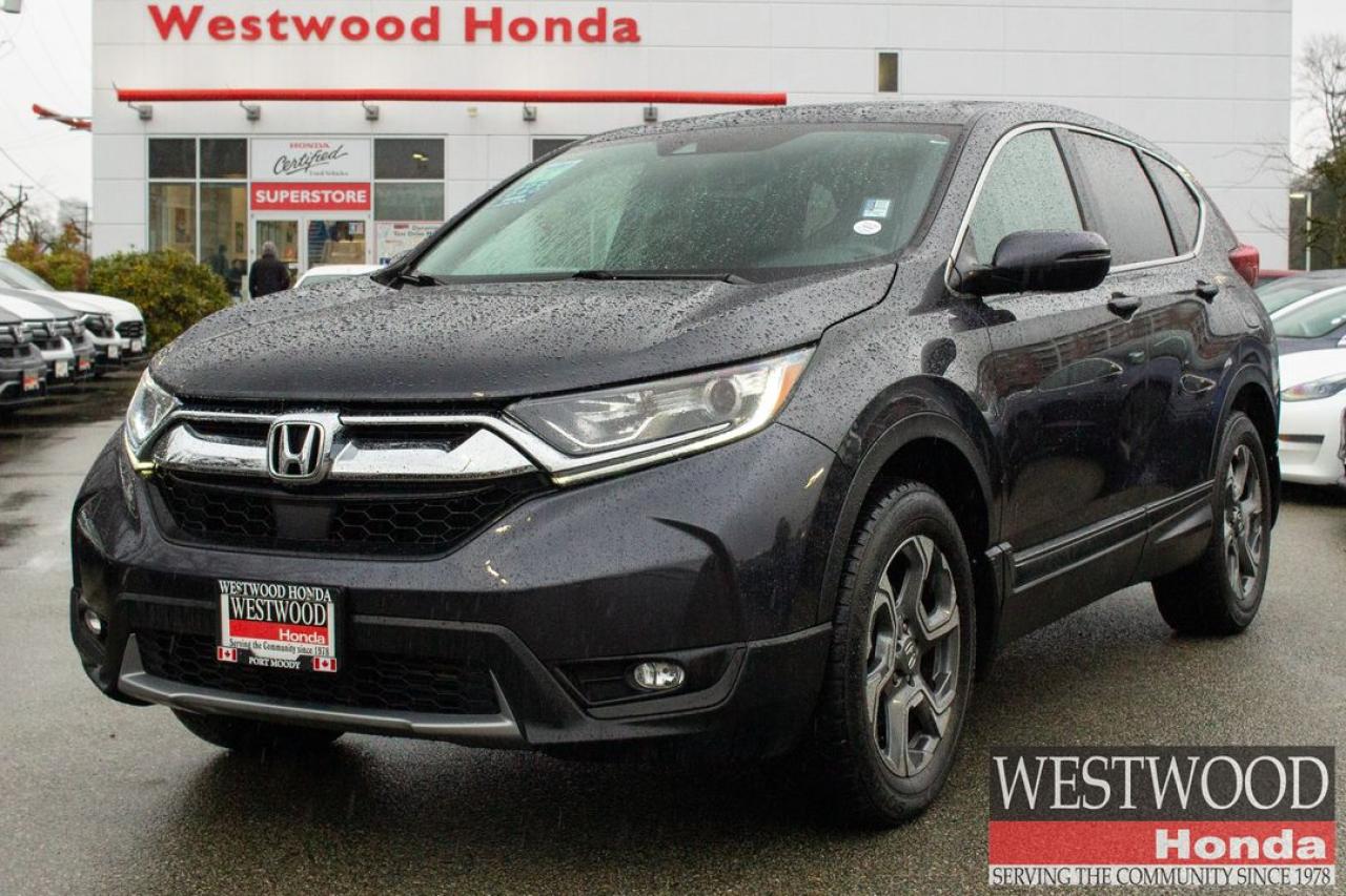 Recent Arrival! Black 2017 Honda CR-V 4D Sport Utility EX-L EX-L AWD CVT 1.5L I4 Turbocharged DOHC 16V LEV3-ULEV70 190hpOne low hassle free pre negotiated price, AWD, Apple CarPlay/Android Auto, Brake assist, Electronic Stability Control, Heated Front Bucket Seats, Lane departure: Lane Keeping Assist System (LKAS) active, Memory seat, Perforated Leather-Trimmed Seating Surfaces, Power driver seat, Power Liftgate, Power moonroof.Westwood Hondas Buy Smart Standard program includes a thorough safety inspection, detailed Car Proof report that shows the history of the car youre buying, 1 year road hazard, 2 months 5000 km powertrain warranty and 6 months tire, brakes, battery, and bulbs. We give you a complete professional detail, full tank of gas and our best low price first which is based on live market pricing to guarantee you tremendous value and a non-stressful, no-haggle experience. And youll get 3 free months of Sirius radio where equipped! Buy your car from home.Just click build your deal to start the process. It is easy 7 day Exchange. $588 admin fee. Westwood Honda DL #31286.Reviews:  * Owners tend to comment positively on ride quality, overall comfort, versatility, flexibility, roominess, and good fuel efficiency. The CR-V, when equipped with proper winter tires, is a confident and sure-footed performer in winter months, and several upscale design touches throughout the handy and accommodating cabin were also highly rated. Source: autoTRADER.caAwards:  * JD Power Canada Automotive Performance, Execution and Layout (APEAL) Study   * ALG Canada Residual Value Awards