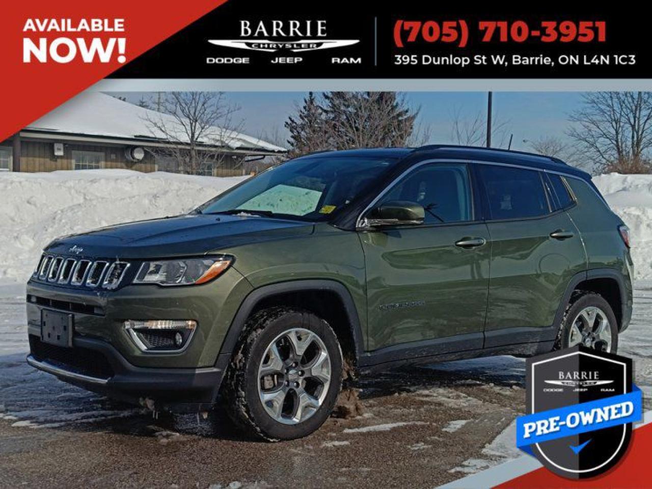 Used 2021 Jeep Compass LIMITED for sale in Barrie, ON