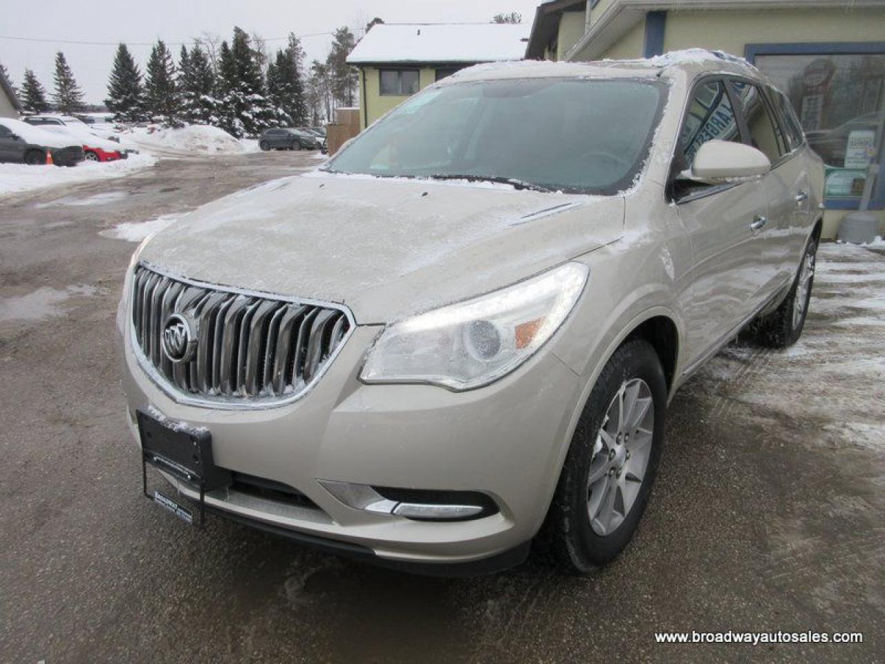 Used 2017 Buick Enclave POWER EQUIPPED CX-EDITION 8 PASSENGER 3.6L - V6.. BENCH & 3RD ROW.. LEATHER.. HEATED SEATS.. BACK-UP CAMERA.. POWER TAILGATE.. for sale in Bradford, ON