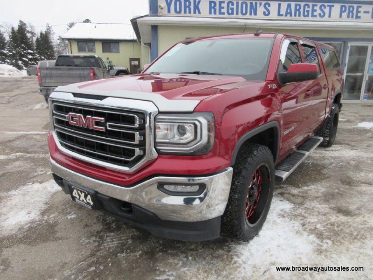 Used 2018 GMC Sierra 1500 GREAT VALUE SLE-Z71-EDITION 5 PASSENGER 5.3L - V8.. 4X4.. CREW-CAB.. SHORTY.. NAVIGATION.. HEATED SEATS.. BACK-UP CAMERA.. POWER PEDALS.. for sale in Bradford, ON