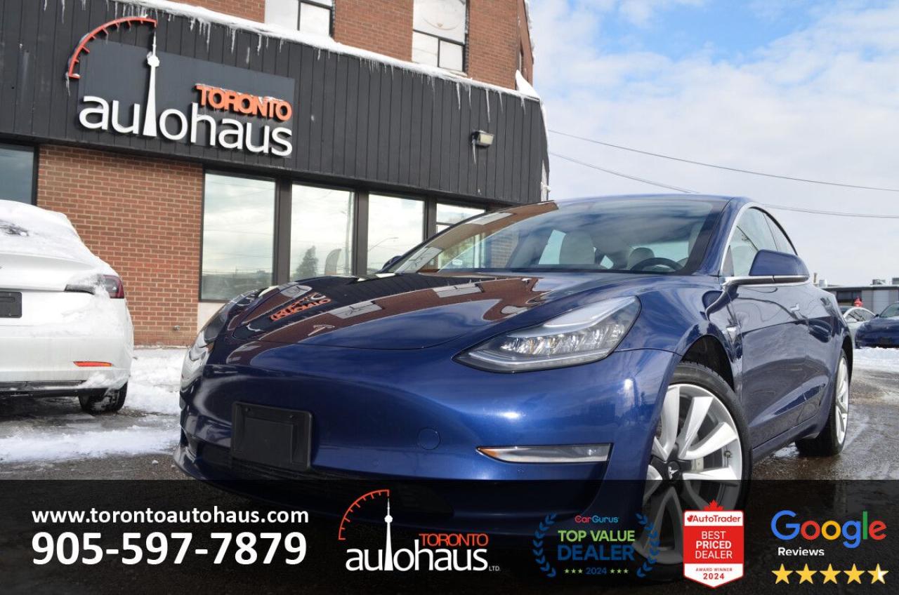 Used 2019 Tesla Model 3 WHITE INTERIOR I OVER 100 TESLA AT EVSUPERSTORE.CA for sale in Concord, ON