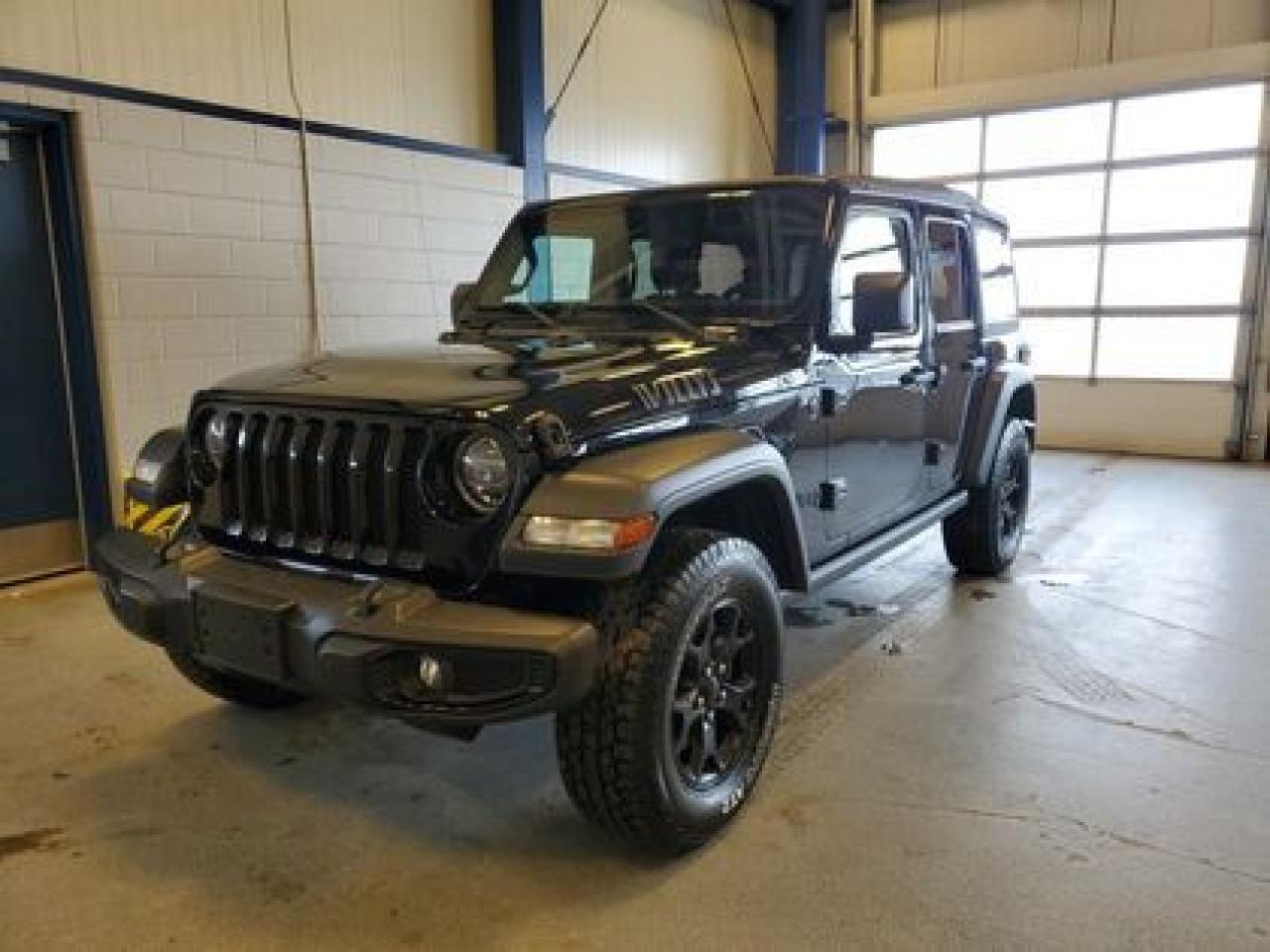 Used 2021 Jeep Wrangler UNLIMITED WILLYS W/Navigation for sale in Moose Jaw, SK