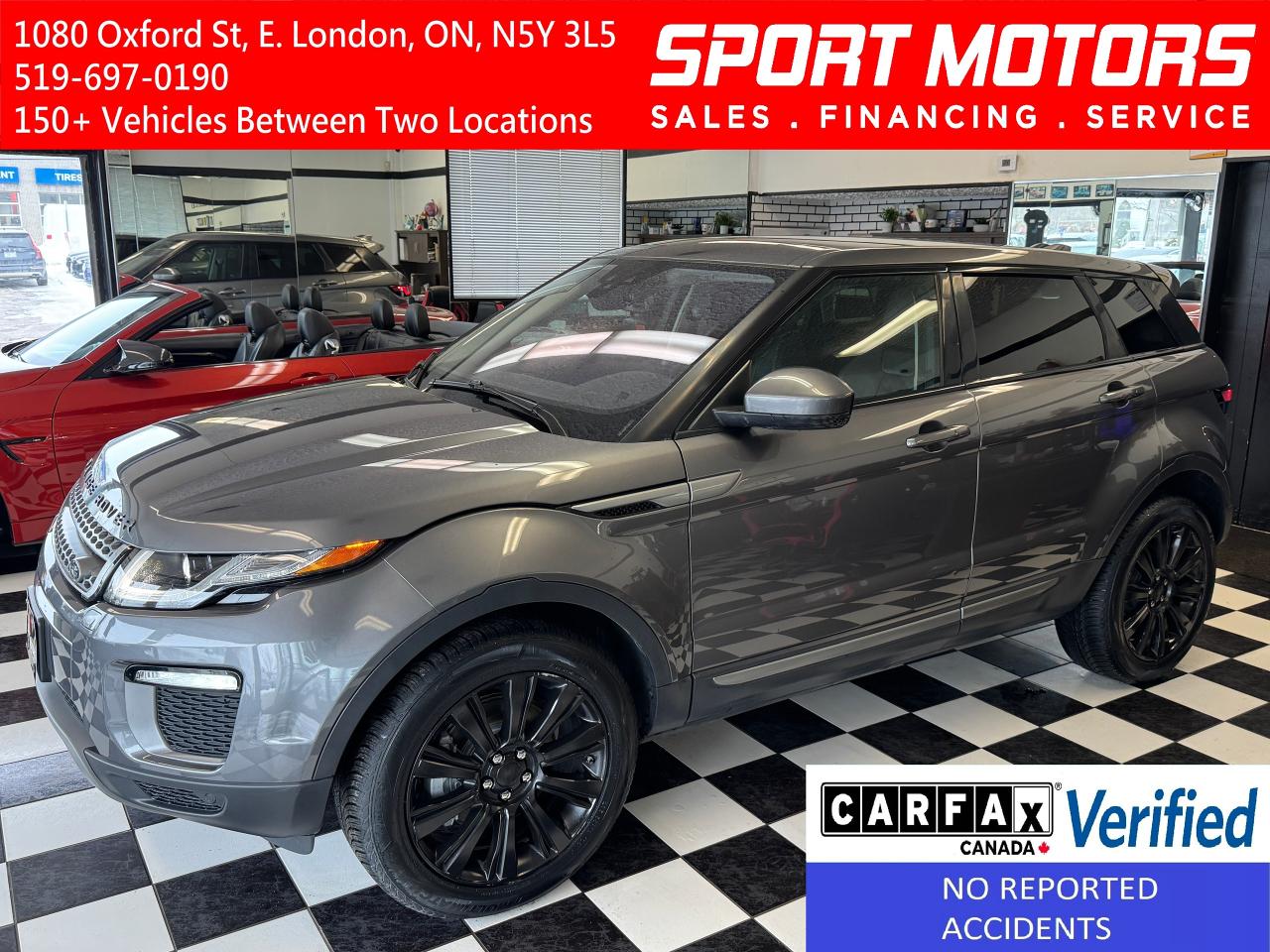 Used 2017 Land Rover Range Rover Evoque SE AWD+New Tires+Brakes+ApplePlay+CLEAN CARFAX for sale in London, ON