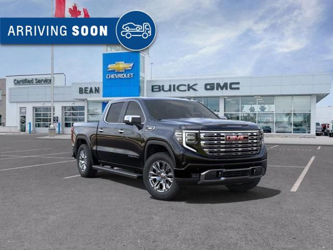 New 2025 GMC Sierra 1500 Denali DURAMAX 3.0L WITH REMOTE START/ENTRY, SUNROOF, HEATED SEATS, HEATED STEERING WHEEL, VENTILATED SEATS, APPLE CARPLAY AND ANDROID AUTO for sale in Carleton Place, ON