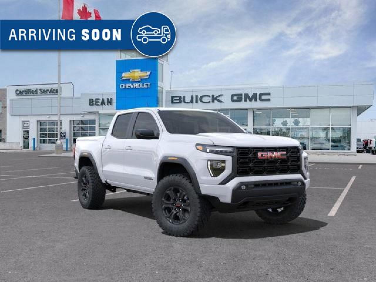 New 2025 GMC Canyon Elevation 2.7L 4 CYL WITH REMOTE START/ENTRY, HEATED SEATS, HITCH GUIDANCE WITH HITCH VIEW, HD REAR VISION CAMERA, APPLE CARPLAY AND ANDROID AUTO for sale in Carleton Place, ON