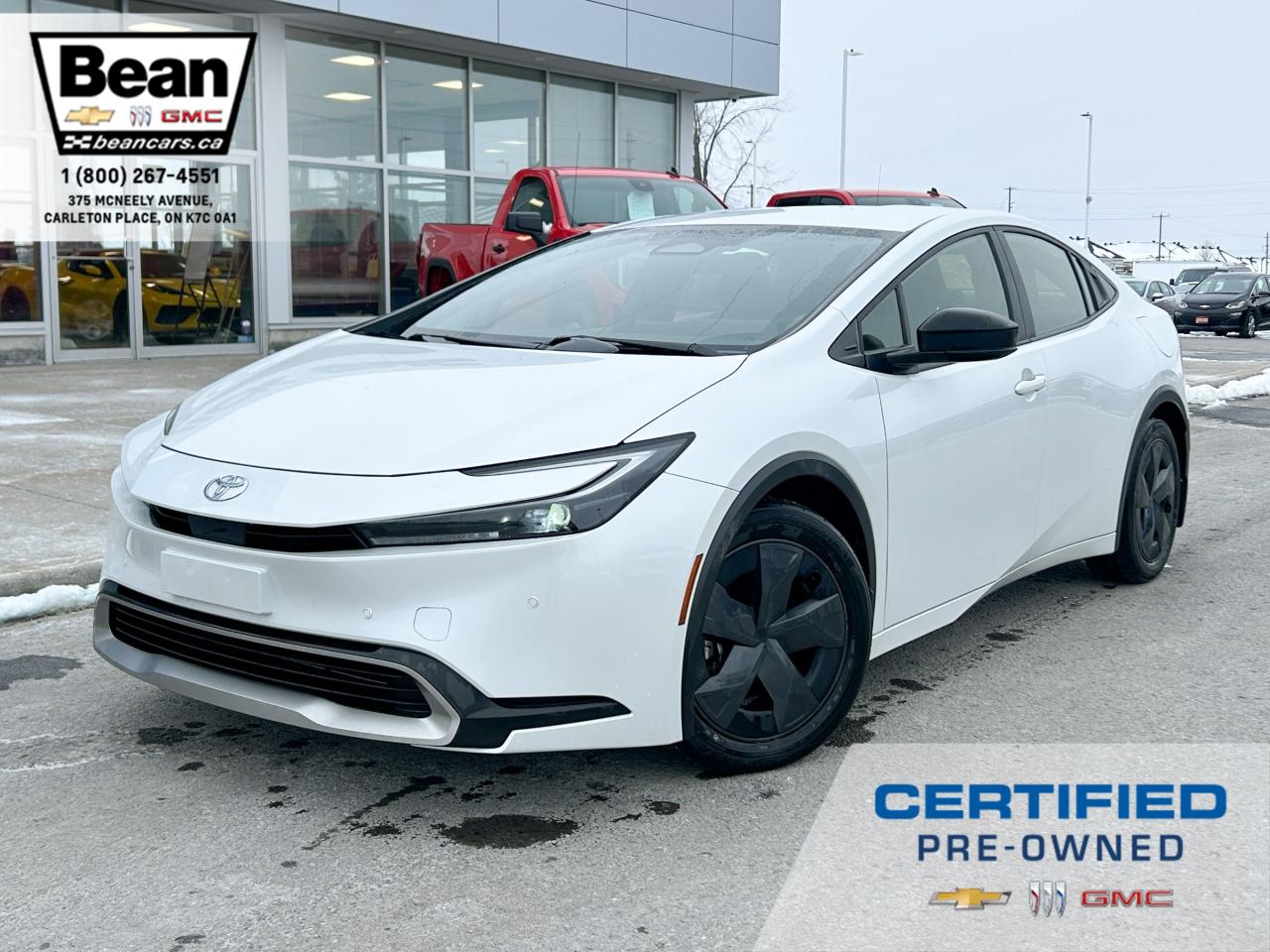 Used 2024 Toyota Prius Prime 2.0L 4CYL PRIME PLUG IN HYBRID FWD, HEATED FRONT SEATS, HEATED LEATHER STEERING WHEEL, SAFETY PACKAGE, REAR VISION CAMERA, APPLE CARPLAY/ANDROID AUTO for sale in Carleton Place, ON