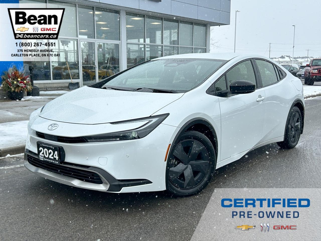 Used 2024 Toyota Prius Prime 2.0L 4CYL PRIME PLUG IN HYBRID FWD, HEATED FRONT SEATS, HEATED LEATHER STEERING WHEEL, SAFETY PACKAGE, REAR VISION CAMERA, APPLE CARPLAY/ANDROID AUTO for sale in Carleton Place, ON