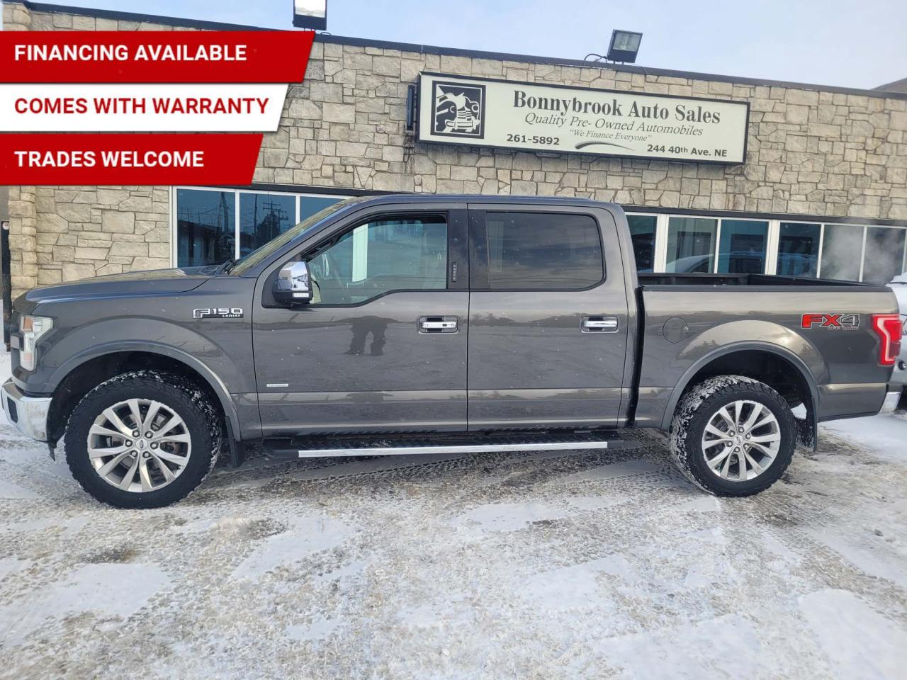 Used 2016 Ford F-150 4WD SuperCrew 145 Lariat/Leather/Panoramic Sunroof for sale in Calgary, AB