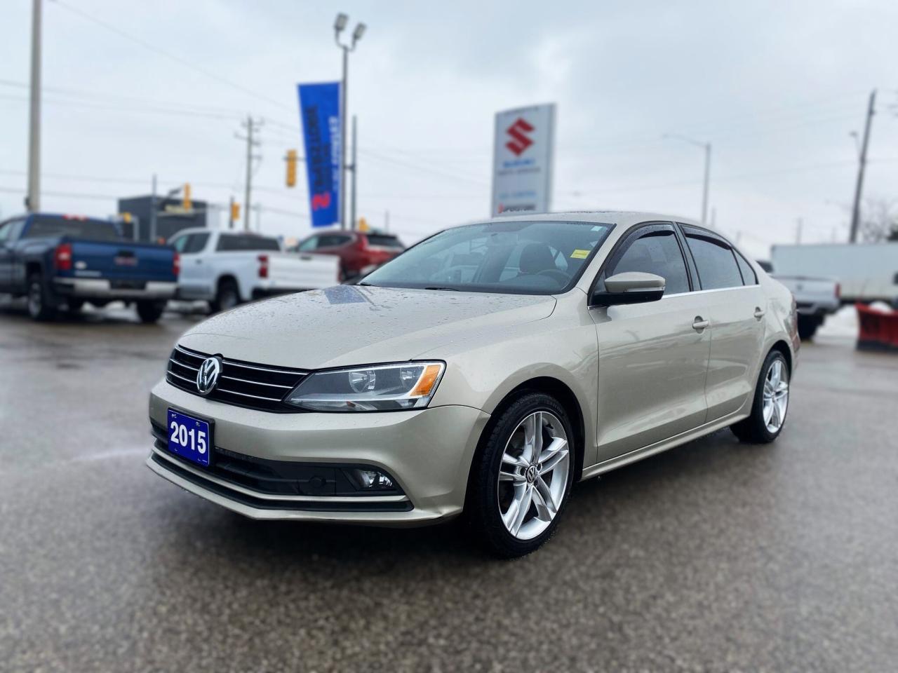 Used 2015 Volkswagen Jetta Sedan TDI ~Heated Seats ~Sunroof ~Camera ~A/C ~Alloys for sale in Barrie, ON