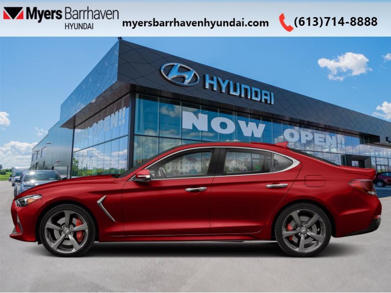 Used 2020 Genesis G70 2.0T Elite  - Navigation -  Sunroof - $205 B/W for sale in Nepean, ON