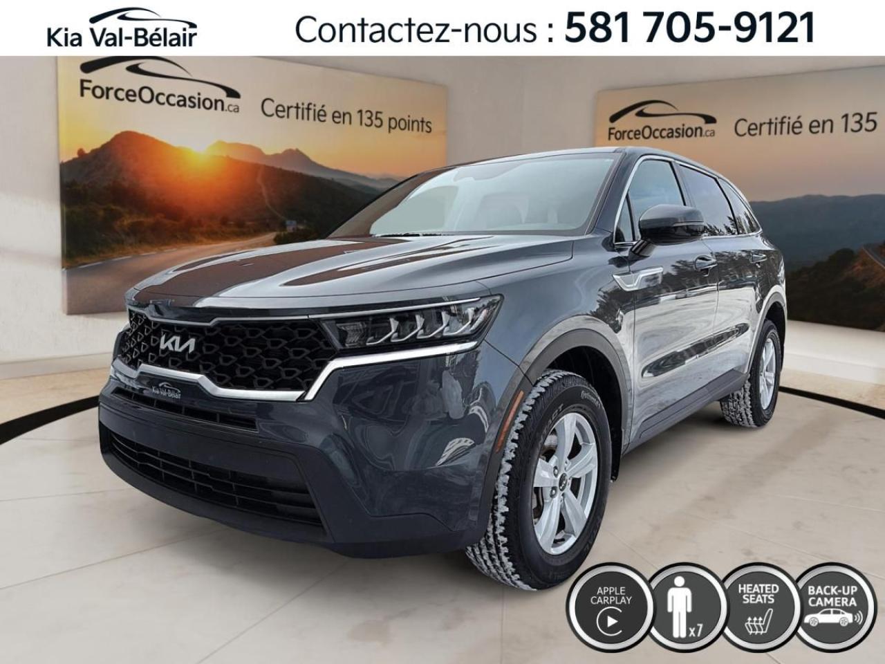 Used 2023 Kia Sorento LX+ *AWD *7 PLACES *CARPLAY *CAMÉRA *SIÈGES CHAUFF for sale in Québec, QC