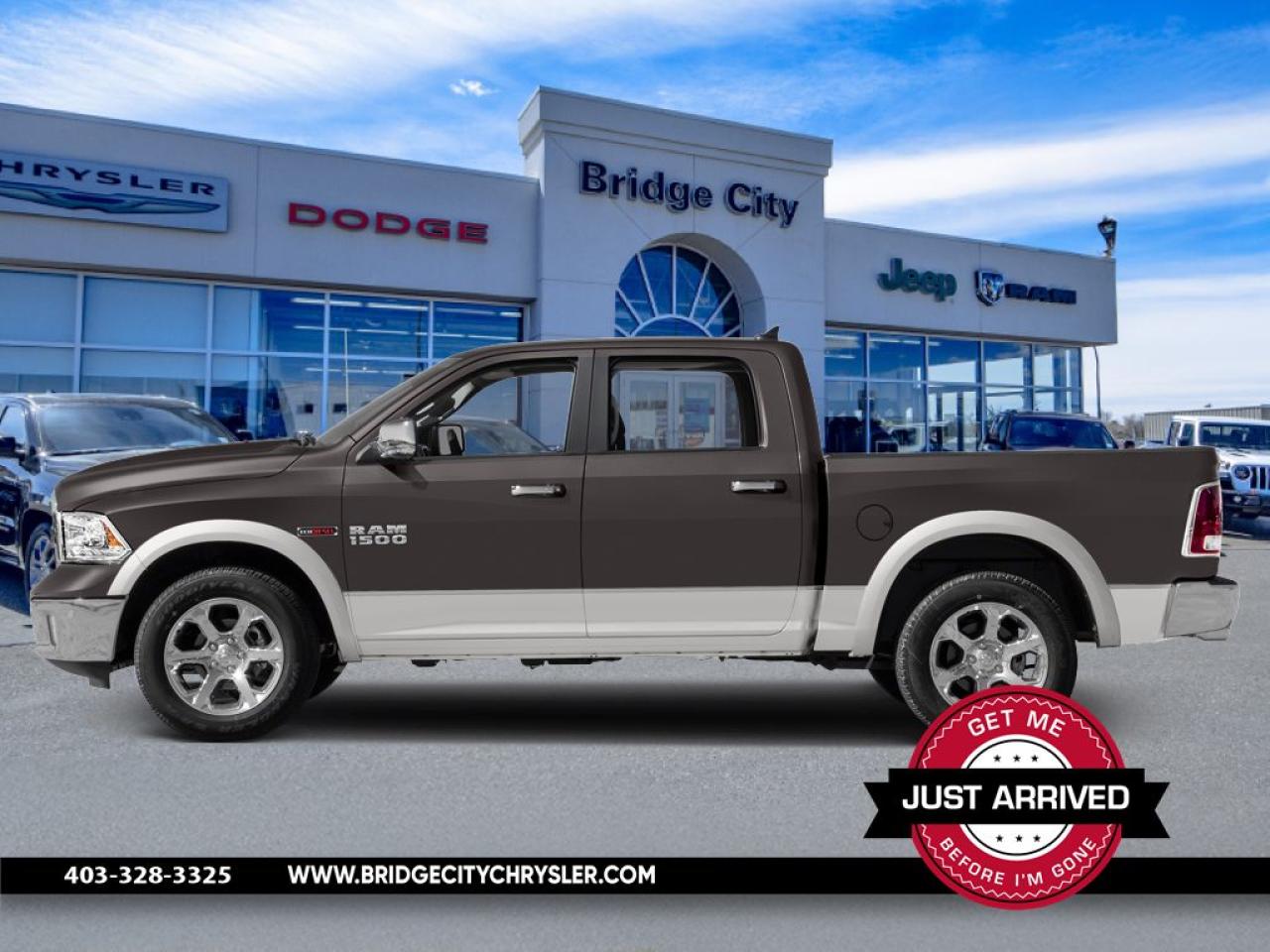 Used 2018 RAM 1500 Laramie Leather - 3.92 Rear Towing - Sunroof - Alpine Sound - Remote Start - Navigation for sale in Lethbridge, AB