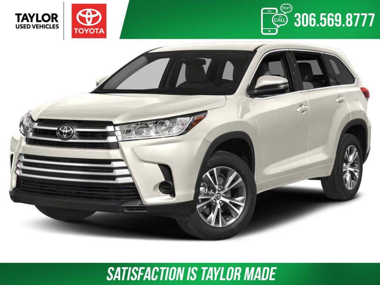 Used 2019 Toyota Highlander LE for sale in Regina, SK