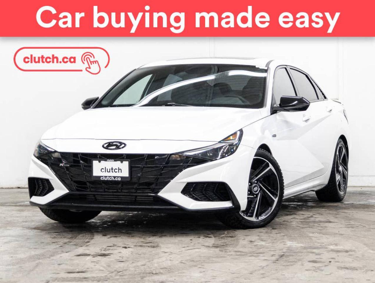 Used 2021 Hyundai Elantra N-Line w/ Apple CarPlay, Sunroof for sale in Toronto, ON