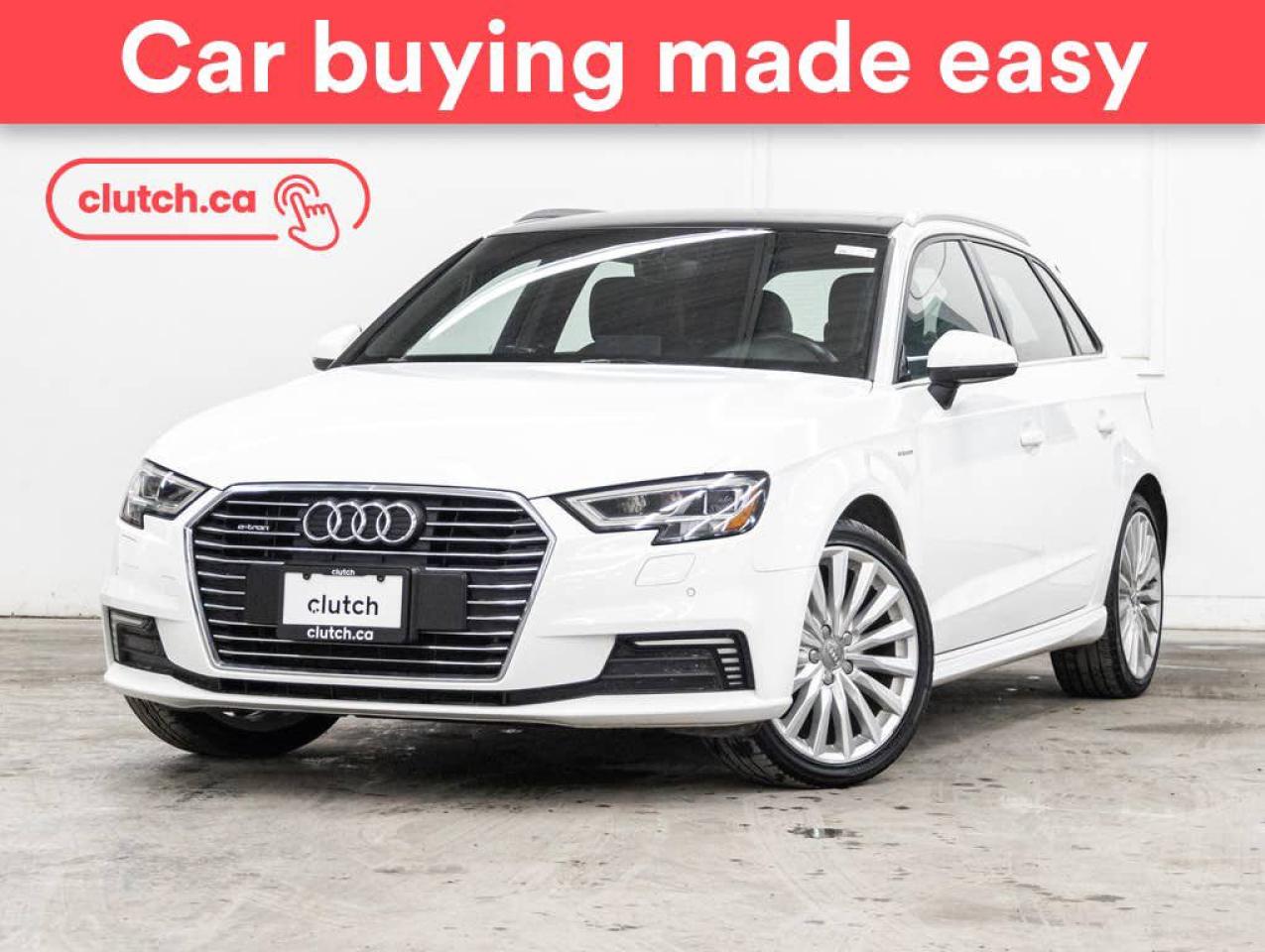 Used 2018 Audi A3 e-tron Technik w/ Apple CarPlay, Heated Steering Wheel, Heated Front Seats for sale in Toronto, ON