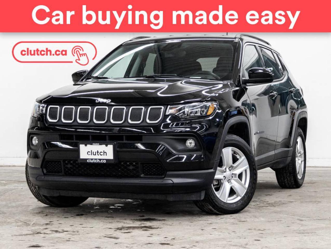 Used 2022 Jeep Compass North 4x4 w/ Apple CarPlay & Android Auto, Rearview Cam, A/C for sale in Toronto, ON