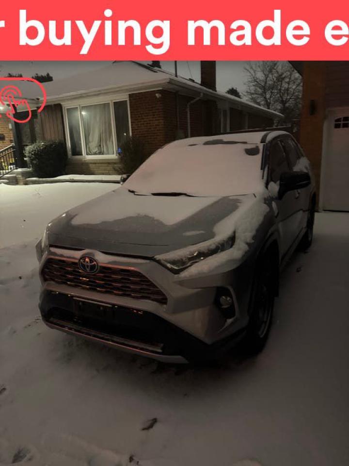 Used 2021 Toyota RAV4 Hybrid XLE AWD w/ XSE Pkg w/ Apple CarPlay & Android Auto, Power Moonroof, Rearview Camera for sale in Toronto, ON