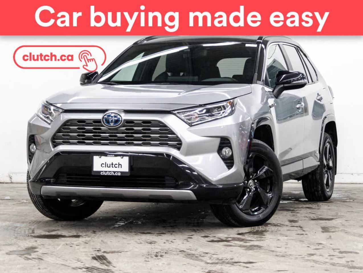 Used 2021 Toyota RAV4 Hybrid XLE AWD w/ XSE Pkg w/ Apple CarPlay & Android Auto, Power Moonroof, Rearview Camera for sale in Toronto, ON