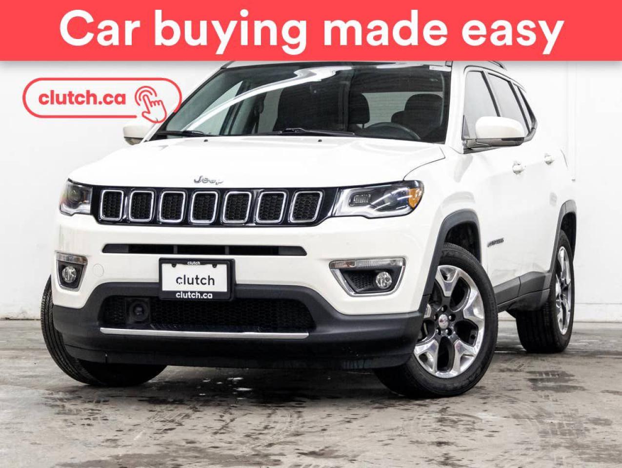 Used 2018 Jeep Compass Limited 4X4 w/ Apple CarPlay, Heated Steering Wheel, Heated Front Seats for sale in Toronto, ON