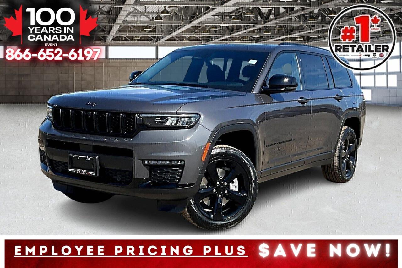 New 2025 Jeep Grand Cherokee L LTD 4X4 | LuxTech2 | Pano| Black Pkg (SCOTT DMO) for sale in Mississauga, ON