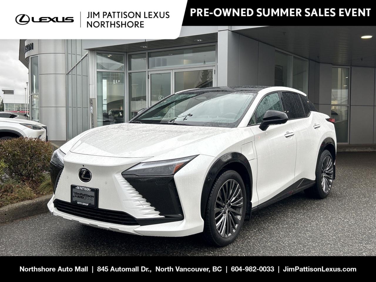 Used 2023 Lexus RZ 450e / Executive Package / Full Electric / Local C for sale in North Vancouver, BC