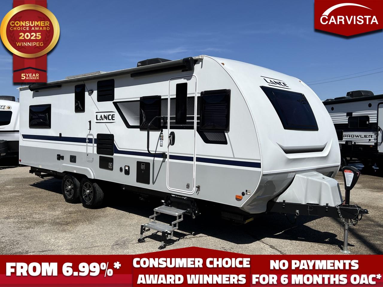 Used 2022 Lance Travel Trailer 2465 - REAR BEDROOM LUXURY CAMPER for sale in Winnipeg, MB