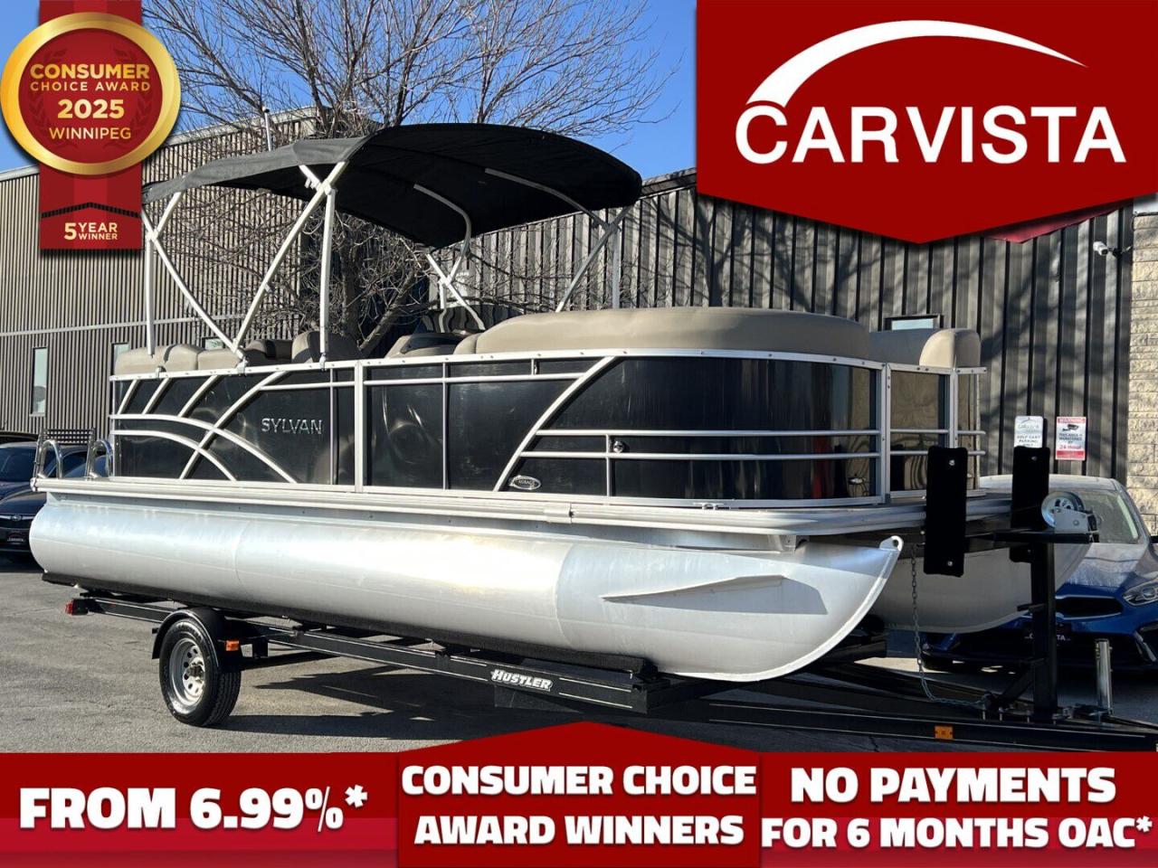 Used 2020 SYLVAN MIRAGE 822 70HP - INC TRAILER -50 HRS for sale in Winnipeg, MB