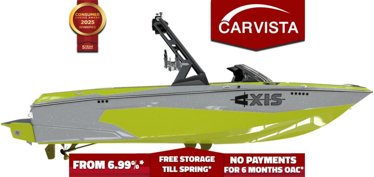 Used 2019 Axis Wake Research A22 400HP - 179 HOURS - INC TRAILER for sale in Winnipeg, MB