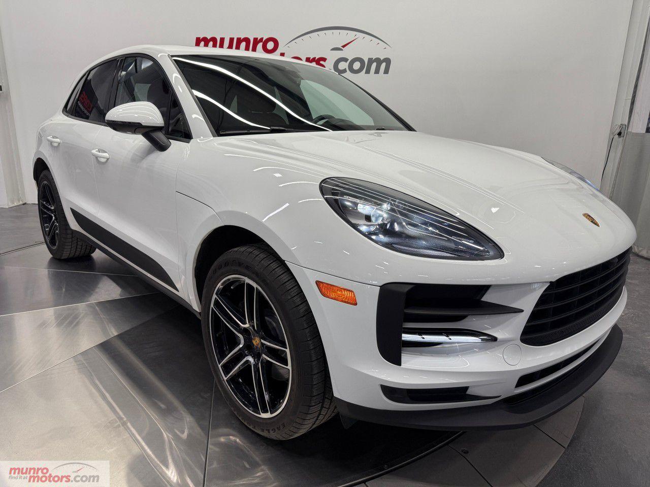 <p>Vehicle Hightligts include: Premium Package, Panoramic Roof, 14 Way Power Seats, Driver/Passenger Memory Package, Porsche Crest in Headrests, Navigationg, Dash Clock, Heated & Ventilated Front Seats, Heated Rear Seats, 20" Macan Turbo Wheels in High Gloss Black, BOSE Surround Sound System, LED Headlights, & Porsche All-Weather Floor Liners.</p><p>If you're looking for a high-performance SUV that combines luxury, style, and cutting-edge technology, the 2021 Porsche Macan is the perfect vehicle for you. This dynamic crossover offers the ideal balance of comfort, power, and versatility, making it a must-have for discerning drivers who demand both performance and everyday practicality.</p><p>Under the hood, the 2021 Macan offers impressive engine options that deliver exhilarating performance. Every drive becomes an experience, behind the wheel of the Macan with the 2.0L turbocharged 4-cylinder at 248hp. The turbocharged engine provide seamless acceleration and an engaging driving experience that Porsche is known for, ensuring you get the power when you need it most.</p><p>The classic Porsche white paint is an eye-catching finish that perfectly complements the Macan's sleek design. The smooth, glossy finish catches the light from every angle, making a bold statement on any road. With its muscular stance, signature Porsche lines, and aggressive front grille, this Macan will turn heads wherever you go. Its a true symbol of elegance and performance wrapped into one.</p><p>Step inside, and youll immediately notice the luxurious cabin of the 2021 Porsche Macan with stunning Garnet Red interior that makes every drive feel like an event. The rich, vibrant color contrasts beautifully with the sleek, modern dashboard and sophisticated finishes. Premium leather seats, with detailed stitching, exude luxury, offering both comfort and support for all your journeys. Premium materials, like leather upholstery and sleek finishes, define the interior, while the attention to detail is apparent in every corner. The Macan comfortably seats five adults, offering ample space for both passengers and cargo.</p><p>Equipped with a state-of-the-art infotainment system, the 2021 Macan features a large touchscreen, Apple CarPlay, and navigation. Whether you're using it to stream your favorite playlist or navigate through unfamiliar roads, the Macan's tech is designed to keep you connected and in control.</p><p>Porsche prioritizes safety, and the 2021 Macan is equipped with a range of advanced safety features designed to keep you and your passengers secure. Standard features include forward-collision warning, automatic emergency braking, lane-departure warning, and more. With these technologies working in the background, you can drive with confidence, knowing that Porsche has your back every step of the way.</p><p>The 2021 Porsche Macan boasts a bold, athletic design that commands attention on the road. Its sleek lines, aggressive stance, and signature Porsche styling make it impossible to ignore.</p><p>Experience the power, luxury, and performance of the 2021 Porsche Macan  your journey starts here.</p><p>This stunning Porsche Macan has a clean Carfax.  Come on down to Munro Motors & see this one for yourself, its in stock.  We will look forward to seeing you real soon!</p><p></p><p><span style=color:rgb( 51 , 51 , 51 )>CarFax:</span><a href=https://vhr.carfax.ca/?id=k/7MJggQQmvY84dreSGFitvGW0487yJs rel=nofollow>https://vhr.carfax.ca/?id=k/7MJggQQmvY84dreSGFitvGW0487yJs</a></p><p></p><p><span style=color:rgb( 51 , 51 , 51 )>Yes we take trade in vehicles.</span></p><p><span style=color:rgb( 51 , 51 , 51 )>Check us out on youtube: </span><a href=https://www.youtube.com/user/MunroMotors1 rel=nofollow>click here</a></p><p><span style=color:rgb( 51 , 51 , 51 )>Like us on Facebook: </span><a href=https://www.facebook.com/munromotors/ rel=nofollow>https://www.facebook.com/munromotors/</a></p><p><span style=color:rgb( 51 , 51 , 51 )>We are located in Brantford, Ontario; Telephone City and the hometown of hockey legend Wayne Gretzky. Formerly located in St. George, Ontario for ten years, we are still east of London, south of Cambridge, and west of Hamilton.</span></p><p><span style=color:rgb( 51 , 51 , 51 )>In order to get our customers to come here, we have to have great prices and then when you get here, we have to have a great car in order to earn your business.</span></p><p><span style=color:rgb( 51 , 51 , 51 )>Our business hours are Monday to Friday 10am to 5pm. We are closed on Saturdays and Sundays.</span></p><p><span style=color:rgb( 51 , 51 , 51 )>At Munro Motors, we find unique vehicles and post our entire stock online in order to ensure that our vehicles find their happy home.</span></p><p><span style=color:rgb( 51 , 51 , 51 )>To ensure our customers can get what they've always wanted, we offer financing services through TD Auto Finance, Desjardins, CIBC Auto Finance and Independent Leasing Companies on vehicles that are less than ten model years old and boats that are less than twenty-five model years old.</span></p><p><span style=color:rgb( 51 , 51 , 51 )>We also offer warranty products through Lubrico and GVC warranties to ensure that your mechanical baby stays in tip-top condition. Because of our customer focused service we have been delivering vehicles to Switzerland, Finland, Rotterdam, Emo, Thunder Bay, Kapuskasing, Halifax, Sudbury, Sault Ste. Marie, Cornwall, Fort Francis, Kelowna, Montréal, Saskatchewan, Virginia, Newfoundland, Edmonton, Ottawa, Fredericton and Winnipeg, as well as Cambridge, Kitchener, Waterloo, Barrie, Windsor, London, Pickering, Peterborough, Oshawa, Sante Fe New Mexico, Blind River, the Greater Toronto Area, and even so far as the Czech Republic!</span></p><p><span style=color:rgb( 51 , 51 , 51 )>All of our vehicles are hand-picked by the very knowledgeable owner, Andy Munro, who has been connecting people to their dreams for many years.</span></p><p><a href=http://Munromotors.com rel=nofollow><span style=color:rgb( 51 , 51 , 51 )>Munromotors.com</span></a></p><p><span style=color:rgb( 51 , 51 , 51 )>Email: <u>sales@munromotors.com</u></span></p><p><span style=color:rgb( 51 , 51 , 51 )>Most of our vehicles are already reconditioned, saftied, etested and ready to drive home with you.</span></p><p><span style=color:rgb( 51 , 51 , 51 )>Delivery is available. Ask for details</span></p><p><span style=color:rgb( 51 , 51 , 51 )>All prices are subject to HST and licensing, no hidden fees.</span></p><p><span style=color:rgb( 51 , 51 , 51 )>Financing is available for good credit and bruised credit. OAC as low as 7.99% for well qualified applicants. Ask us for details.</span></p><p></p>