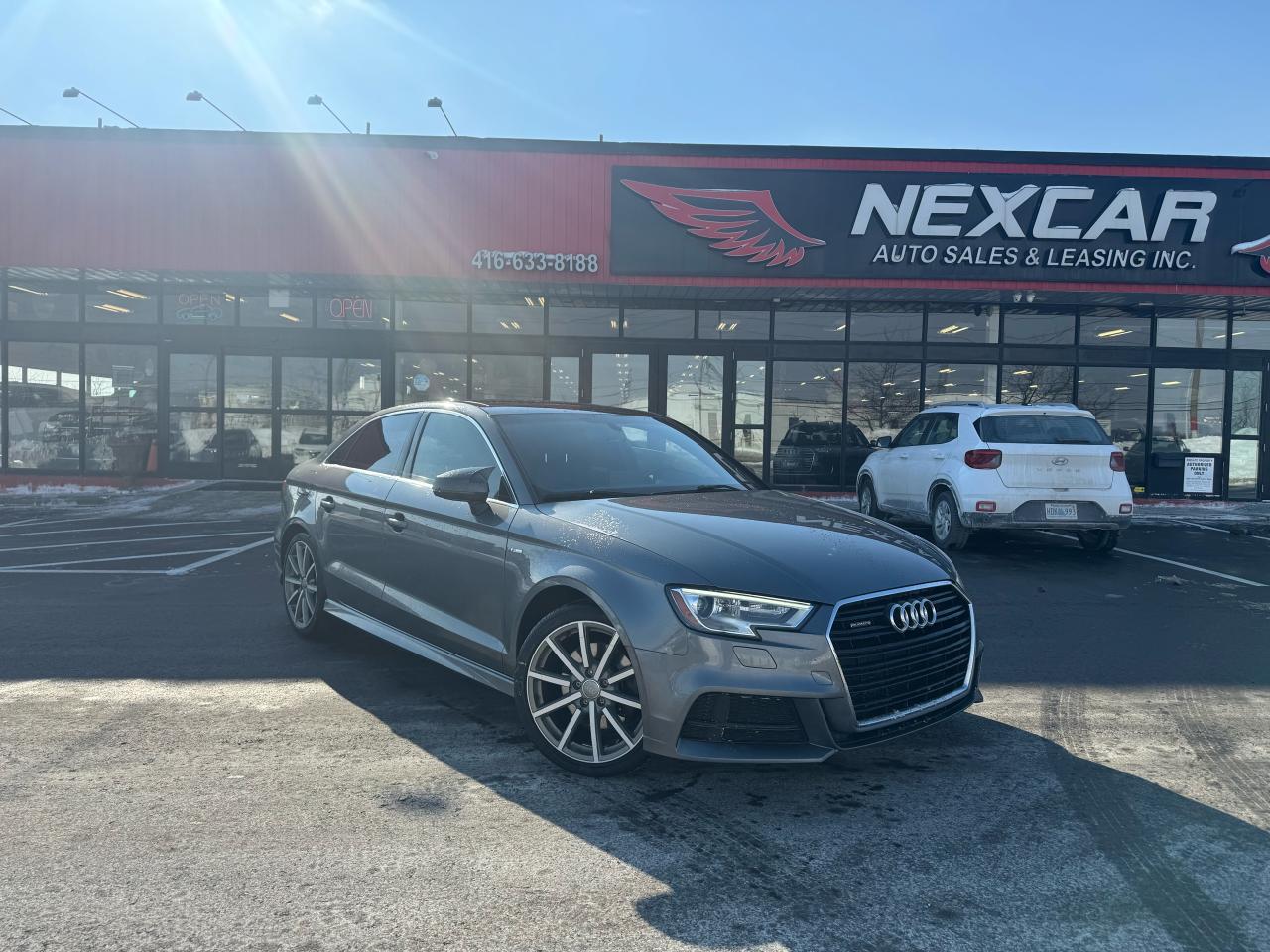 Used 2018 Audi A3 PROGRESSIV S-LINE AWD LEATHER PAN/ROOF NAVI B/SPOT for sale in North York, ON