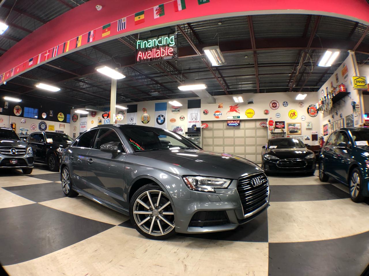 Used 2018 Audi A3 PROGRESSIV S-LINE AWD LEATHER PAN/ROOF NAVI B/SPOT for sale in North York, ON