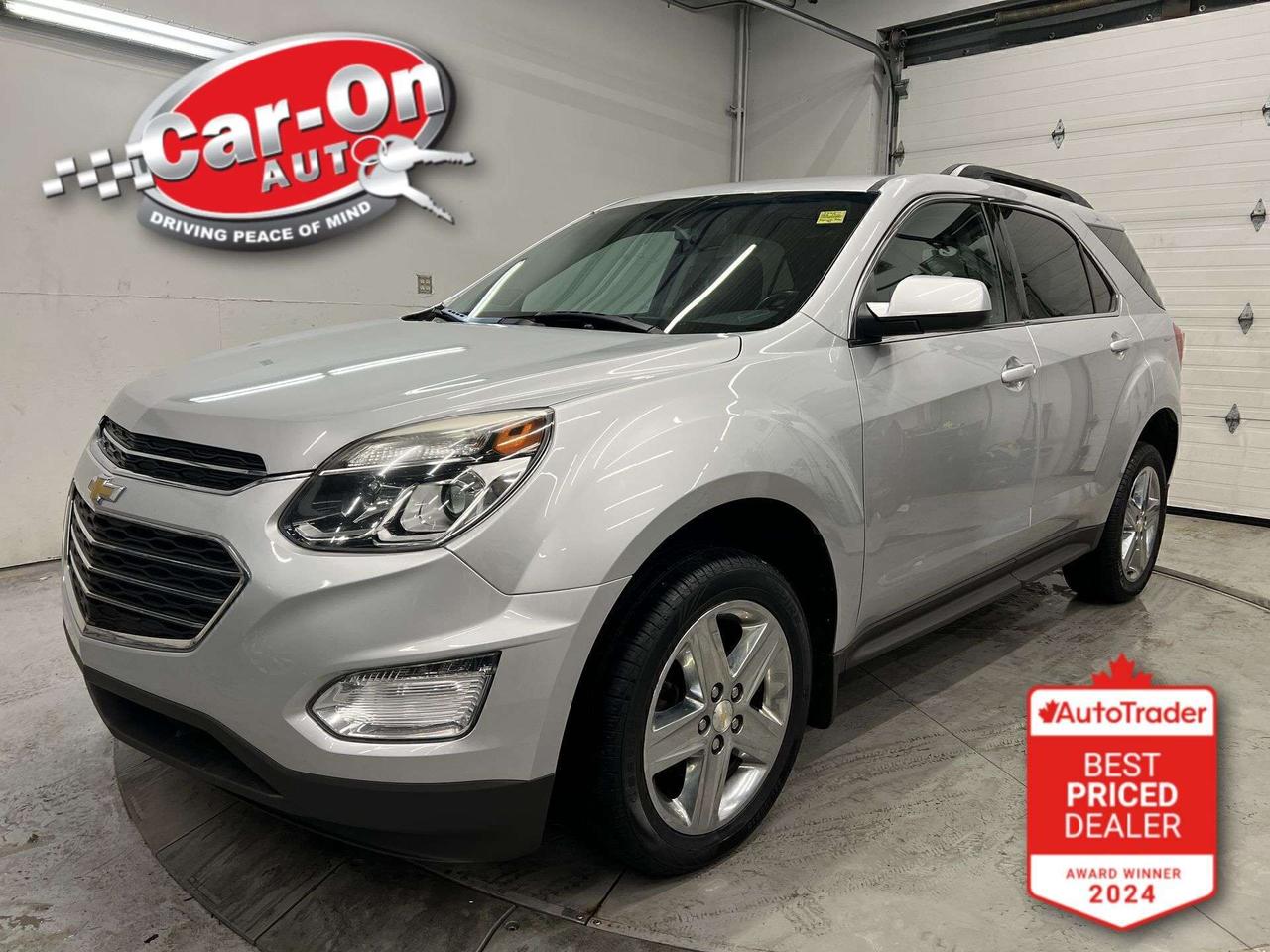 ONLY 91,000 KMS!! All-wheel drive LT w/ 3.6L V6, heated seats, remote start, backup camera, premium 18-inch chrome alloys, premium Pioneer audio system, auto climate control, full power group incl. power seat, automatic headlights, keyless entry, tow hitch receiver, leather-wrapped steering wheel, Bluetooth, cruise control and Sirius XM!!