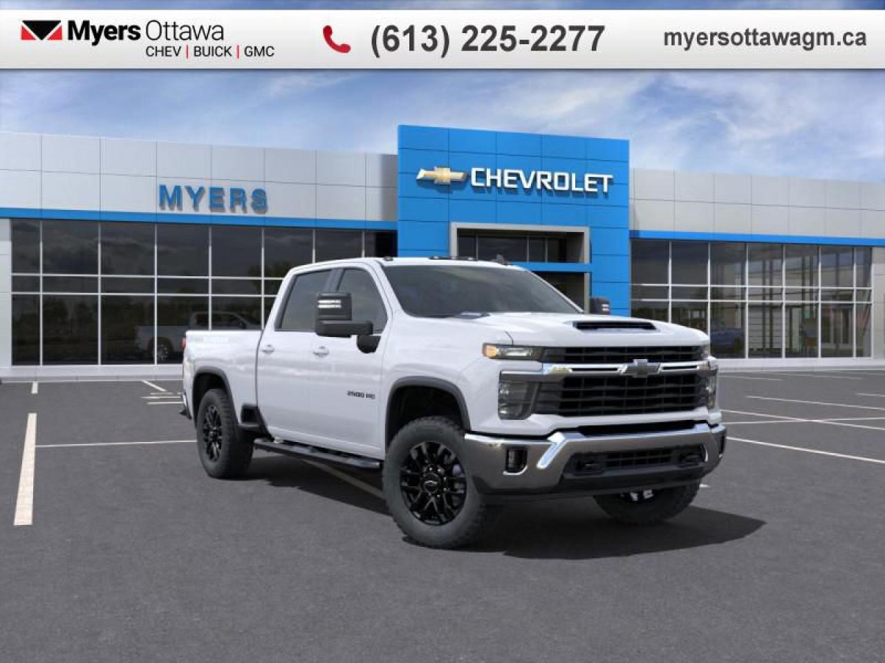 New 2025 Chevrolet Silverado 2500 HD LT  2500 LT CREW, 6.6 DURAMAX, ALASKIAN SNOW PACKAGE for sale in Ottawa, ON