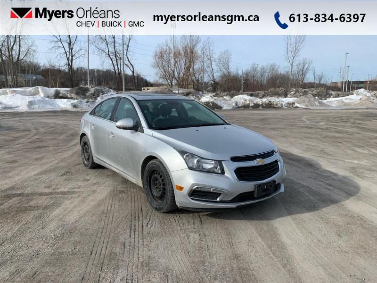 Used 2015 Chevrolet Cruze 2LT  - Sunroof -  Leather Seats for sale in Orleans, ON