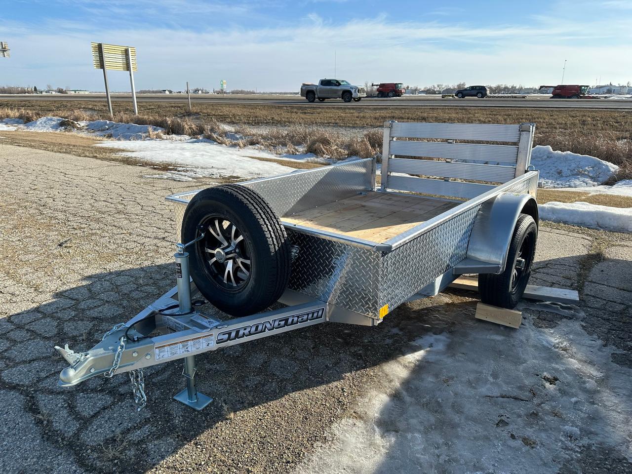 New 2025 Stronghaul Utility Trailer  5 x 8 Stronghaul Solid Side Trailer for sale in Elie, MB