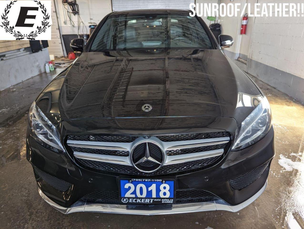 Used 2018 Mercedes-Benz C-Class C 300 4MATIC   SUNROOF/NAVIGATION!! for sale in Barrie, ON